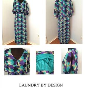 NEW Laundry BY DESIGN Multi Color Dress